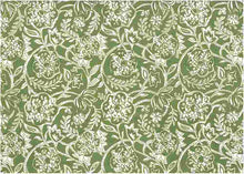Load image into Gallery viewer, 9230/4 FERN AQUA TEAL GREEN BLOCK PRINT LOOK COUNTRY STYLE COTTON

