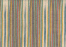 Load image into Gallery viewer, 2017 SWATCH-MULTI COASTAL LIVING COUNTRY STYLE PINK CORAL RED PURPLE STRIPES
