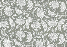 Load image into Gallery viewer, 9615/2 TAUPE/LW BLOCK PRINT LOOK COUNTRY STYLE FARMHOUSE DECOR NEUTRALS COTTON
