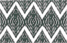 Load image into Gallery viewer, 0904/1 GRANITE/WHITE BLACK WHITE IKAT LOOK INDIAN DECOR MODERN STYLE NEUTRALS PRINTS COTTON
