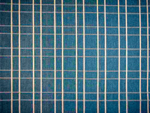 3140/5-01 BAYSIDE BLUE CHECKS PLAIDS COASTAL LIVING COUNTRY STYLE FARMHOUSE DECOR LIGHT BLUES