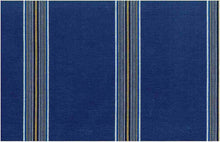 Load image into Gallery viewer, 2333/2 BLUE COASTAL LIVING DARK BLUES SOUTHWEST ETHNIC STRIPES DECOR
