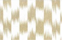 Load image into Gallery viewer, 9213/3 SAND/WHITE BOHO DECOR IKAT LOOK INDIAN PRINTS COTTON SAND GOLD YELLOW
