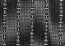 Load image into Gallery viewer, 2346/3 WHITE ON BLACK BLACK WHITE JACQUARDS MODERN STYLE SOUTHWEST ETHNIC STRIPES DECOR
