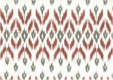 Load image into Gallery viewer, 9225/6 CLAY BOHO DECOR IKAT LOOK INDIAN PINK CORAL RED PURPLE PRINTS COTTON
