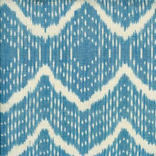 Load image into Gallery viewer, 1513/5 SWATCH-LAKE BOHO DECOR HANDWOVEN IKAT LOOK INDIAN LIGHT BLUES SOUTHWEST

