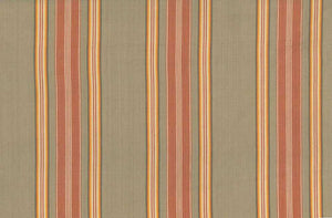 2047/1 SWATCH-TAN/CORAL COUNTRY STYLE FARMHOUSE DECOR NEUTRALS STRIPES
