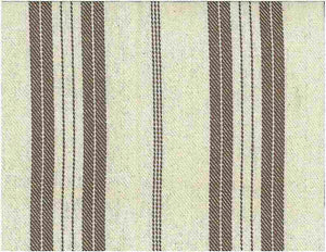 2069/2 SWATCH-NAT./CHOCOLATE COUNTRY STYLE FARMHOUSE DECOR NEUTRALS STRIPES