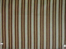 Load image into Gallery viewer, 2135/2 SWATCH-CHOCOLATE COUNTRY STYLE FARMHOUSE DECOR SOUTHWEST STRIPES
