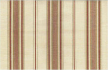 Load image into Gallery viewer, 2223/1 SWATCH-NAT/RED/TAN COUNTRY STYLE PINK CORAL RED PURPLE STRIPES
