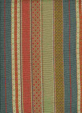 Load image into Gallery viewer, 2266/1 SWATCH-RED/TURQ/KHAKI JACQUARDS SOUTHWEST ETHNIC STRIPES DECOR
