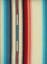 Load image into Gallery viewer, 2293/1 SWATCH-CREAM MULTI JACQUARDS SOUTHWEST ETHNIC STRIPES DECOR
