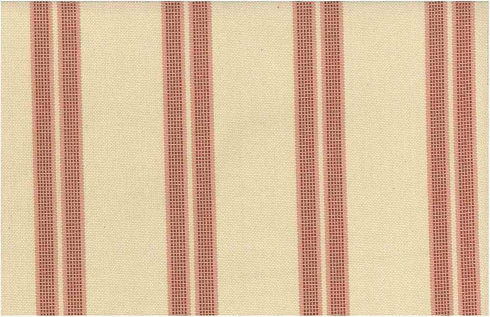 2305/2 SWATCH-CORAL BOHO DECOR COUNTRY STYLE INDIAN PINK CORAL RED PURPLE STRIPES