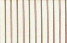 Load image into Gallery viewer, 2338/4 SWATCH-MANGO COUNTRY STYLE INDIAN DECOR PINK CORAL RED PURPLE STRIPES
