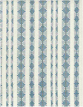 Load image into Gallery viewer, 2347/1 SWATCH-BLUE COASTAL LIVING COUNTRY STYLE JACQUARDS LIGHT BLUES SOUTHWEST ETHNIC STRIPES DECOR
