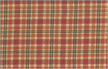 Load image into Gallery viewer, 3185/1 SWATCH-PAPRIKA MULTI BOHO DECOR CHECKS PLAIDS COUNTRY STYLE INDIAN PINK CORAL RED PURPLE SOUTHWEST
