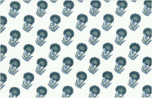 Load image into Gallery viewer, 9208/1 SWATCH-BLUES/WHITE BLOCK PRINT LOOK BOHO DECOR COASTAL LIVING COUNTRY STYLE DARK BLUES FARMHOUSE INDIAN COTTON
