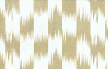 Load image into Gallery viewer, 9213/3 SWATCH-SAND/WHITE BOHO DECOR IKAT LOOK INDIAN PRINTS COTTON SAND GOLD YELLOW
