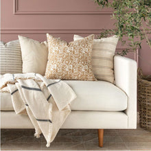 Load image into Gallery viewer, 9230/3 SWATCH-NUTMEG BLOCK PRINT LOOK FARMHOUSE DECOR NEUTRALS COTTON
