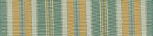 Load image into Gallery viewer, 2214/3 AQUA AQUA TEAL GREEN COASTAL LIVING COUNTRY STYLE STRIPES
