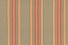 Load image into Gallery viewer, 2047/1 TAN/CORAL COUNTRY STYLE FARMHOUSE DECOR NEUTRALS STRIPES
