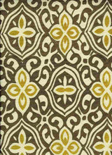 Load image into Gallery viewer, 0938/3 TAUPE BLOCK PRINT LOOK BOHO DECOR INDIAN NEUTRALS COTTON
