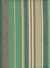 Load image into Gallery viewer, 2237/3 AQUA/FLAX AQUA TEAL GREEN COASTAL LIVING COUNTRY STYLE STRIPES
