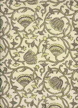 Load image into Gallery viewer, 0952/4 NAT/TAUPE BLOCK PRINT LOOK INDIAN DECOR NEUTRALS COTTON

