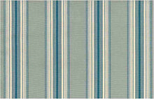 Load image into Gallery viewer, 2271/2 AQUA/TEAL AQUA TEAL GREEN COASTAL LIVING COUNTRY STYLE STRIPES
