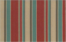 Load image into Gallery viewer, 2275/2 RED TURQ MULTI BOHO DECOR PINK CORAL RED PURPLE SOUTHWEST ETHNIC STRIPES
