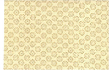 Load image into Gallery viewer, 0925/3 GOLD ON CREAM BLOCK PRINT LOOK COUNTRY STYLE COTTON SAND GOLD YELLOW

