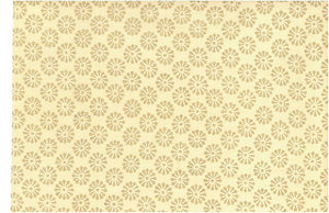 0925/3 GOLD ON CREAM BLOCK PRINT LOOK COUNTRY STYLE COTTON SAND GOLD YELLOW