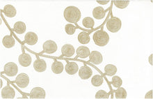 Load image into Gallery viewer, 0924/4 GOLD ON WHITE MODERN STYLE PRINTS COTTON SAND GOLD YELLOW
