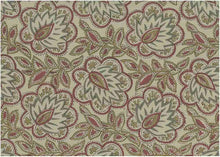 Load image into Gallery viewer, 9604/3 RED/GOLD/FLAX BLOCK PRINT LOOK INDIAN DECOR PINK CORAL RED PURPLE COTTON
