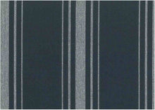 Load image into Gallery viewer, 2270/10 SWATCH-WHITE ON NAVY COASTAL LIVING COUNTRY STYLE DARK BLUES FARMHOUSE DECOR STRIPES
