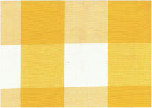 Load image into Gallery viewer, 3163/3 SWATCH-WHITE/YELLOW CHECKS PLAIDS COUNTRY STYLE FARMHOUSE DECOR SAND GOLD YELLOW
