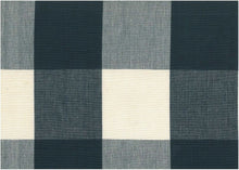 Load image into Gallery viewer, 3170/7 SWATCH-NAVY CHECKS PLAIDS COASTAL LIVING COUNTRY STYLE DARK BLUES FARMHOUSE DECOR MODERN

