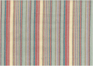 2366/1 SWATCH-SPRING COASTAL LIVING COUNTRY STYLE LIGHT BLUES SOUTHWEST ETHNIC STRIPES