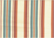 Load image into Gallery viewer, 2367/1 SWATCH-CLAY BLUE COUNTRY STYLE FARMHOUSE DECOR SOUTHWEST ETHNIC STRIPES
