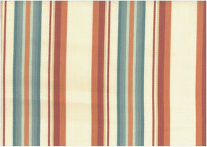 2367/1 SWATCH-CLAY BLUE COUNTRY STYLE FARMHOUSE DECOR SOUTHWEST ETHNIC STRIPES