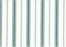 Load image into Gallery viewer, 2369/1 SWATCH-MARINA/WHITE COASTAL LIVING COUNTRY STYLE FARMHOUSE DECOR LIGHT BLUES MODERN SOUTHWEST STRIPES
