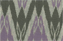 Load image into Gallery viewer, 1095/5 SWATCH-ORCHID/CHESTNUT HANDWOVEN IKAT LOOK PINK CORAL RED PURPLE
