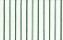 Load image into Gallery viewer, 2338/2 SWATCH-FERN AQUA TEAL GREEN COASTAL LIVING COUNTRY STYLE FARMHOUSE DECOR STRIPES
