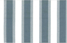 Load image into Gallery viewer, 2225/7 LAKE/WHITE COASTAL LIVING COUNTRY STYLE LIGHT BLUES STRIPES
