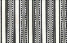 Load image into Gallery viewer, 2321/1 BLACK/WHITE SOUTHWEST STRIPES JACQUARDS ETHNIC BLACK WHITE DECOR BOHO MODERN STYLE
