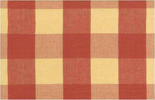 Load image into Gallery viewer, 3158/3 ROSE/CREAM BOHO DECOR CHECKS PLAIDS COUNTRY STYLE INDIAN PINK CORAL RED PURPLE
