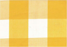 Load image into Gallery viewer, 3163/3 WHITE/YELLOW CHECKS PLAIDS COUNTRY STYLE FARMHOUSE DECOR SAND GOLD YELLOW
