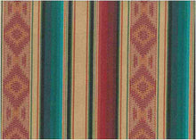 Load image into Gallery viewer, 2349/1 RED TAN MULTI SOUTHWEST STRIPES ETHNIC DECOR
