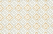 Load image into Gallery viewer, 9232/2 GOLD PEWTER BOHO DECOR INDIAN PRINTS COTTON SAND GOLD YELLOW
