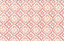 Load image into Gallery viewer, 9232/6 CORAL PEACH PINK CORAL RED PURPLE PRINTS COTTON COUNTRY STYLE COASTAL LIVING
